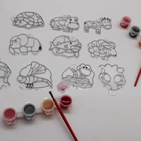 Kit de peinture créative pour enfants, attrape-soleil en cristal, cadeau pour l'artisanat DIY