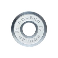 Plaques de poids en acier calibrées Rouser IPF Standard, plaques de musculation de précision pour la musculation en salle de sport commerciale