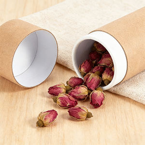 Scatole Cilindriche in Cartone Riciclabile Personalizzate per Alimenti, Caramelle, Caffè, Tè, Confezioni in Tubo di Carta - Product Image 2