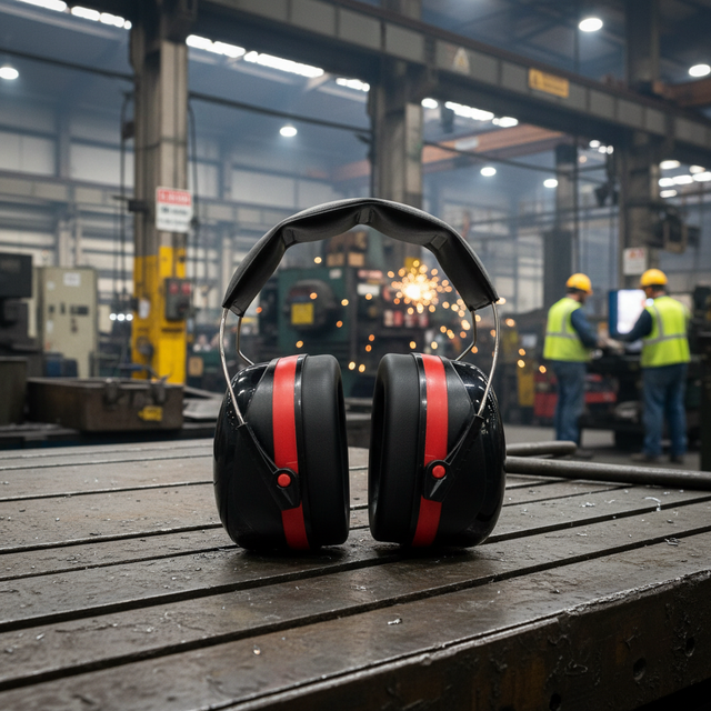 Noise Proof Reusable Sleep Earmuffs 29dB SNR 28 NRR ABS Material Headband Type Roll-Down Insert Shooting Industrial Use Safety