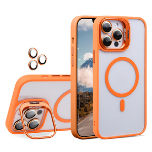 <span class=keywords><strong>Ali</strong></span>-<span class=keywords><strong>baba</strong></span> Offre Spéciale antichoc lentille <span class=keywords><strong>Film</strong></span> de protection magnétique étui de téléphone avec support de caméra pour iphones 15 Pro Max 16 15 14 13 12 - Product Image 1