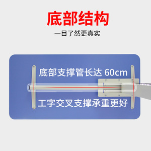 Nursing Bed Dining <b>Table</b> 77x38cm Height Adjustable Hospital <b>Table</b> with <b>Wheels</b> - Product Image 4