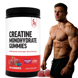 Creatina in Gommose a Marchio Bianco con Potenza Verificata, 5000mg di Creatina Monoidrato per Bodybuilder Professionisti - Product Image 1