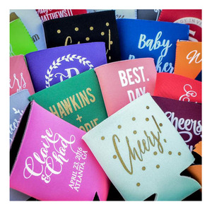 Túi Đựng Chai Bia Lạnh Cách Nhiệt In Thăng Hoa Tùy Chỉnh Theo Yêu Cầu Làm Mát Logo Của Bạn - Product Image 1