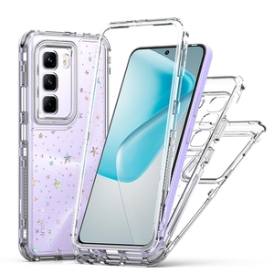 Coque transparente 3 en 1 en TPU antichoc pour Infinix Hot 50 Pro Plus 4G 50i NOTE40 Pro 5G <span class=keywords><strong>GT</strong></span> 20 Pro Transparent Cover Sticker - Product Image 5