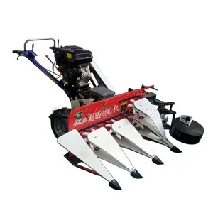 High Performance Harvester Mini Reaper Combine New Design Paddy Rice Wheat Reaper Binder Bundling Cutting Machine