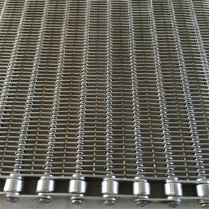 Chaîne de ceinture de maille de lunettes d'acier inoxydable, chaîne de maille de chaîne de montage d'industrie alimentaire résistante aux hautes températures, bande transporteuse en métal - Product Image 5