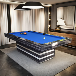 Table <span class=keywords><strong>de</strong></span> <span class=keywords><strong>billard</strong></span> professionnelle <span class=keywords><strong>de</strong></span> qualité supérieure 2024 avec coussin en ardoise et design <span class=keywords><strong>de</strong></span> mobilier intelligent <span class=keywords><strong>pour</strong></span> une utilisation familiale - Product Image 1