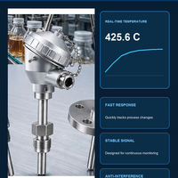 Sensor Suhu Probe Baja Tahan Karat Tipe K WEDONE untuk Suhu Tinggi/RTD dengan Pilihan yang Dapat Disesuaikan untuk Industri