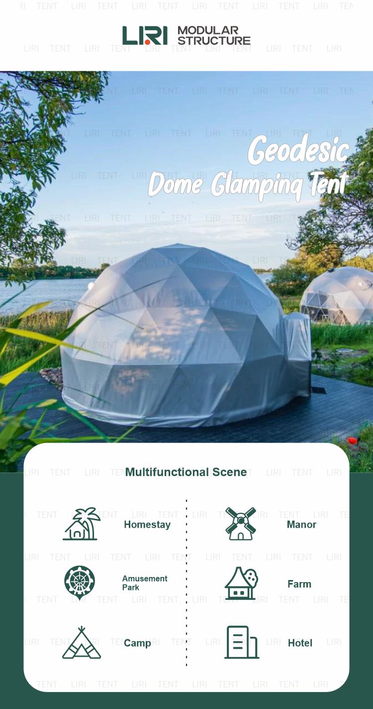 Clear Cover Round Dome Glamping Yoga Gym Tent for Sale Florida