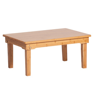 Table basse en bambou, style japonais, en bois massif, pour salon, utilisation multifonctionnelle - Product Image 5