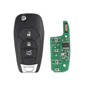 Télécommande à 3 boutons ID46 PCF7941 clé à puce 433/315MHz clapet Fob pour Chevrolet Avo Cruze 2014 2015 2016 2017 2018 Onix Kalos