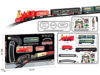 Enfant Puzzle Éducation Jouer Jeu Interactif Cadeau Jouets B/O Électrique Rétro Rail Train Piste Jouets Avec Lumière Musique Véhicule Pour Enfant
