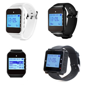 Sistema de buscapersonas inalámbrico de largo alcance para <span class=keywords><strong>camareros</strong></span> en Fastfood Cafe Buscapersonas de reloj de pulsera a prueba de agua para uso en restaurantes - Product Image 3