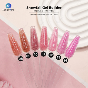 Nhiệt thấp tự san lấp mặt bằng độ cứng long lanh Nail mở rộng lâu dài Hema miễn phí Builder Nail Gel TPO miễn phí tuyết rơi Gel Builder - Product Image 5