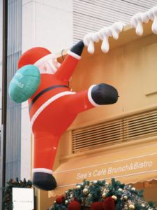 Classico Babbo Natale Gonfiabile Rosso Impermeabile 8-10 Piedi per Decorazioni Natalizie e <span class=keywords><strong>Diffusione</strong></span> della Buona Umorezza Natalizia all'Aperto - Product Image 1