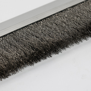 Brosses métalliques industrielles en acier inoxydable 304 cuivrées Nettoyage mécanique Brosses à longue bande Brosses de polissage à poils durs - Product Image 3