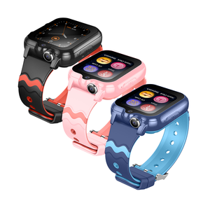 <b>Kids</b> 4G Square Smart Watch D35 for Children Safety GPS HD Dual Camera LBS WiFi Video Call Alarm <b>Clock</b> Silicone Strap - Product Image 6