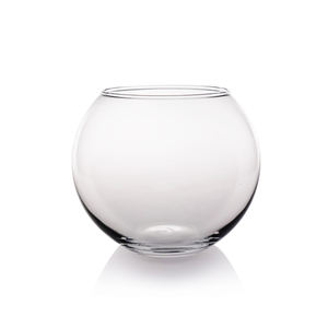 Grand bol <span class=keywords><strong>rond</strong></span> <span class=keywords><strong>transparent</strong></span> en verre, miroir à fleurs, grand équilibre, usine directe - Product Image 6