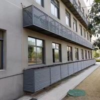 Pièces de systèmes HVAC : Grille d'aération latérale en PVC, plastique, acier, étanche, aluminium, moderne, carrée, pour usage extérieur