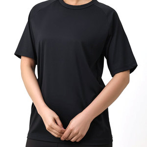 T-shirt uni respirant avec logo personnalisé, haut décontracté tendance, t-shirt en gros, design à la mode, t-shirt pour femme de haute qualité - Product Image 1
