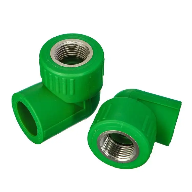 Factory Price PPR Fittings PPR Female Threaded Elbow 1/2 inch 20mm PPR Fittings