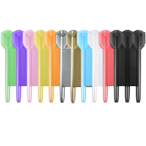 Portefeuille en plastique transparent, 11 couleurs au choix, adapté à la plupart des fléchettes, étui <span class=keywords><strong>de</strong></span> transport pour fléchettes - Product Image 1