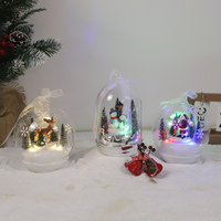 Nouvelle Arrivée 2026 – Boîte à Musique Ronde en Verre Populaire et Très Vendue pour Décoration de Noël