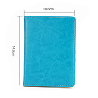 Carnet de notes de poche A6 en cuir souple JH Wholesale