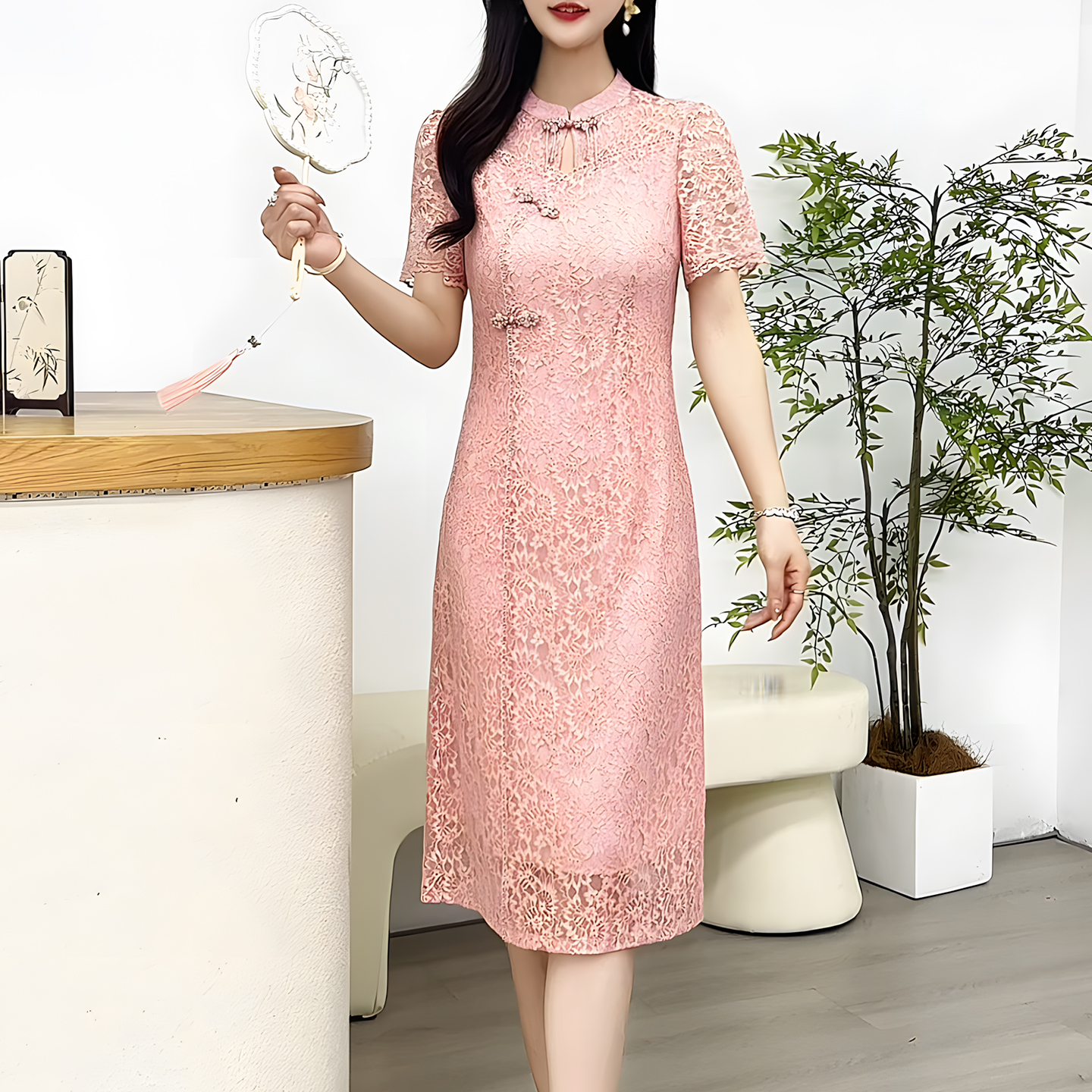 open lace back dress Son The Frog Tongue Hoodie Dress