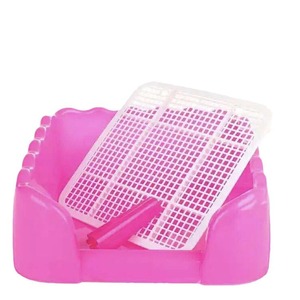 Toilette pour chien de type fermé, bac à litière anti-fuite et anti-éclaboussures, contrôle efficace des odeurs, modèle 007 He Bei, vente en gros, stock disponible - Product Image 5