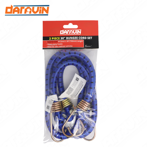 Cordon élastique cordon élastique enduit rond Vietnam Style Simple 4mm longueur personnalisée 8mm avec crochet de peinture en acier - Product Image 4