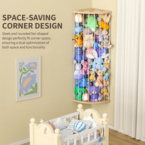 A parete in <span class=keywords><strong>legno</strong></span> imbalsamato porta animali in <span class=keywords><strong>legno</strong></span> di pino angolo imbottito organizzatore di stoccaggio per camera da letto vivaio - Product Image 3