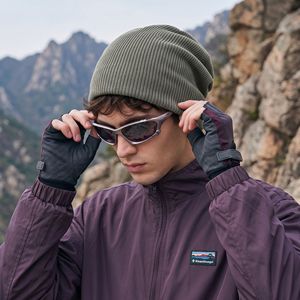 Ski Cap Adjustable <b>Warm</b> Embossed 100% Polyester Outdoor Beanie <b>Hat</b> for Adults Unisex Winter Wear - Product Image 2
