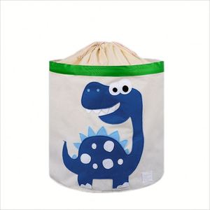 Versatile Foldable Canvas Storage Basket with Drawstring <b>Organizer</b> Bins for Dirty Laundry Hamper - Product Image 1