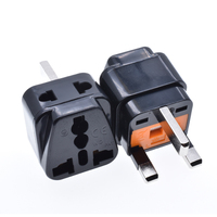 Adaptateur de voyage UK BS, prise 3 broches, convertisseur de courant universel pour appareil photo, ordinateur portable, téléphone portable, prise EU US