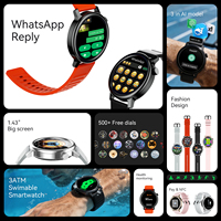 Fabrikpreis Microwear GTR15 Ma35 Smartwatch 1,99'' Bildschirm IP68 Wasserdicht WhatsApp Schnellantwort ChatGPT 350mAh Smartwatch