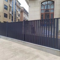 Profilé en alliage d'aluminium extrudé et formé à chaud - Écologique, enduit de poudre, durable et étanche pour portails de villas