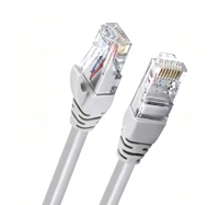 Câble de raccordement Ethernet RJ45 Cat6A Cat6 3M 10FT SFTP UTP FTP de marque, multi-pack, pour port mural réseau de bureau et PC de bureau