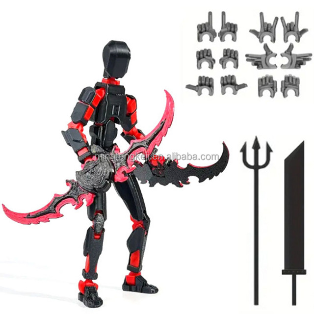 Custom Multi-jointed Robot 3d Printed Action Figure Robot Movable Joint Robot Action Figure Toy