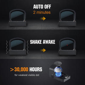 Mira Telescópica Ohhunt 1x24x20 con Punto Rojo, 10 Niveles de Brillo, Activación por Movimiento, Resistente al Agua IPX67, Mira Reflex Táctica - Product Image 5