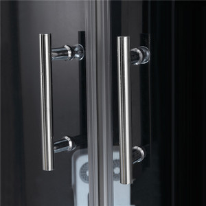 Cabine <span class=keywords><strong>de</strong></span> douche vapeur moderne en acrylique du Canada avec plateau poli, design walk-in, verre trempé transparent, pour usage domestique et hôtelier, avec fonction massage - Product Image 3