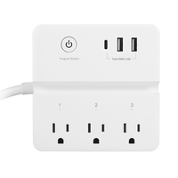 Güç izleme Wifi akıllı güç şeridi İşlevli uzatma soket C tipi arayüzü ile ev akıllı uzatma priz