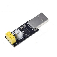 Adaptador de programador ESP01 UART GPIO0 adaptador de CH340G USB a ESP8266 módulo de placa de desarrollo Wifi inalámbrico serie