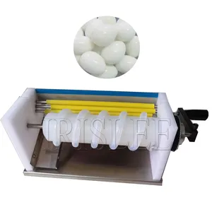 Small Manual Eggs husk machine boiled Quail Egg Peeling machine Egg Shell Removing Machine