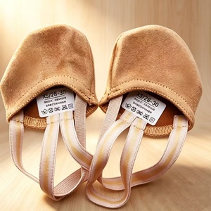 Chaussons de gymnastique artistique russes marron, chaussettes <span class=keywords><strong>demi</strong></span>-paume, chaussures de ballet d'entraînement, chaussons de <span class=keywords><strong>danse</strong></span> pour enfants et adultes - Product Image 5