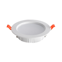 Spot LED encastré ultra-fin moderne pour salon et chambre, tricolore, dimmable, 3W-24W, AC 85-265V, en fonte