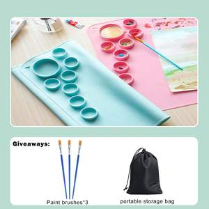 Tatakan Kerajinan Silikon Tatakan 24 "X 16" Tatakan Lukisan Silikon untuk Perhiasan Resin Cetakan Tuang - Product Image 4