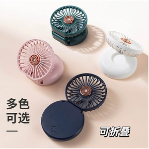 Foldable <b>Mini</b> <b>Fan</b> With Usb Rechargeable Battery For Neck Desktop Outdoor Use - Product Image 4