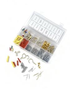 360pcs hộ gia đình phần cứng nhỏ thiết lập hợp kim kim loại cừu mắt Nail hình ảnh Móc khung Nail phụ kiện phần cứng - Product Image 6